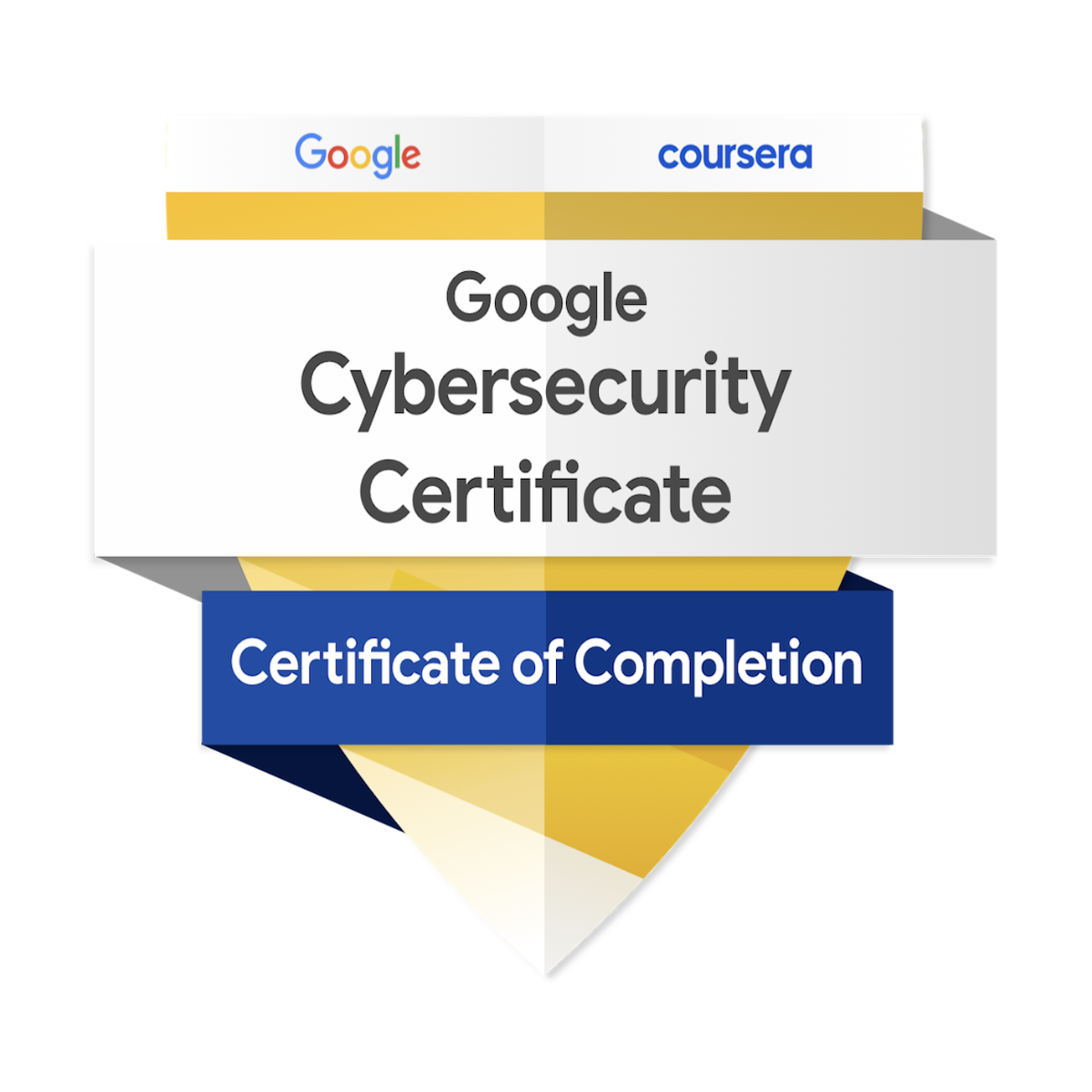 Google Cybersecurity Professional Certificate badge